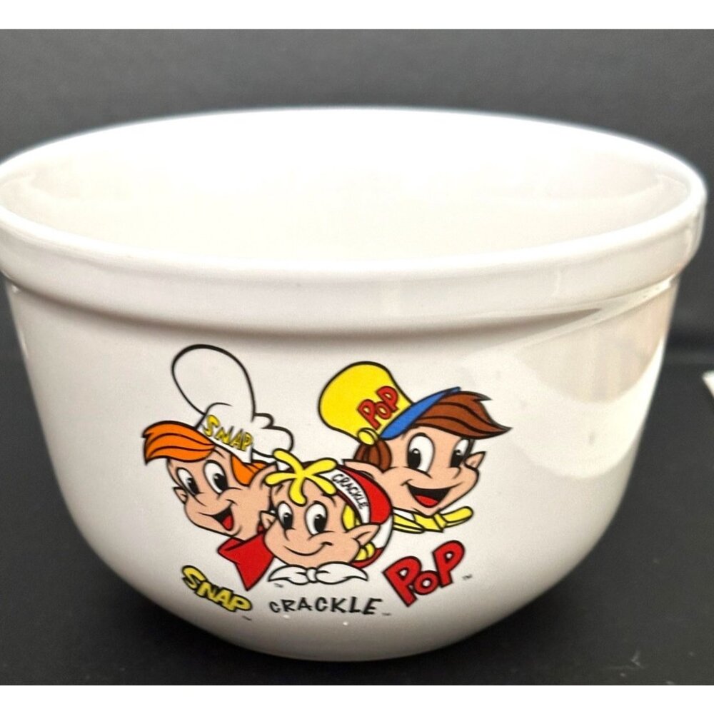 2001 Kellogg's Snap Crackle‎ Pop Cereal Bowl Houston Harvest